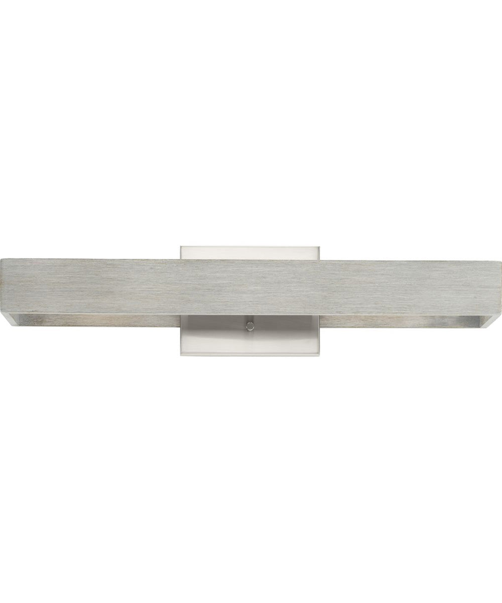 Boundary 2-Light Wall Bracket Brushed Nickel
