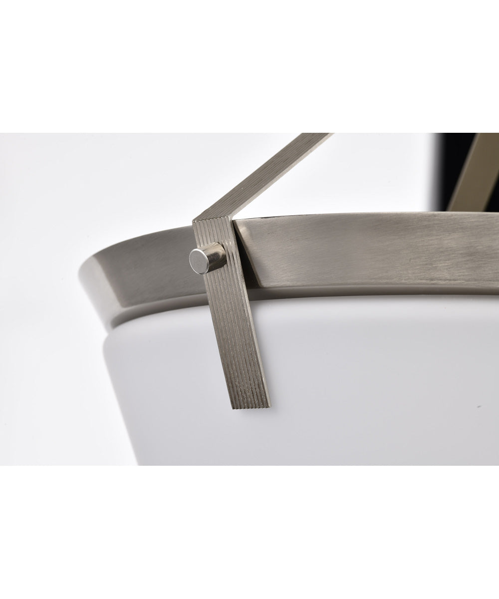 Rowen 4-Light Close-to-Ceiling Brushed Nickel