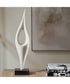 Fluid Drop White Stone Sculpture