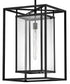 Max 1-Light Extra Large Hanging Lantern 12v in Black