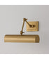 Alastair 1-Light Sconce Aged Brass