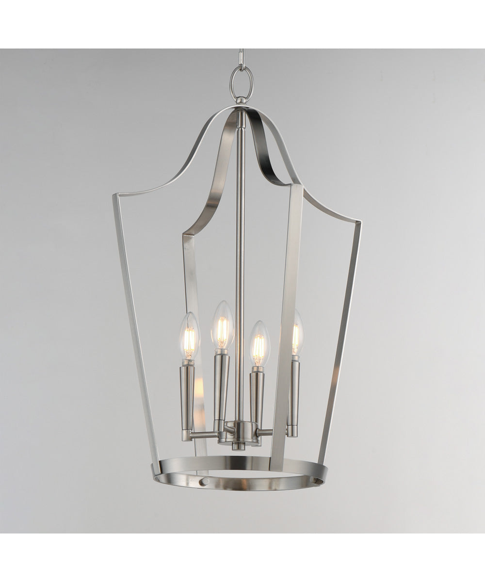 Arden 4-Light Pendant Satin Nickel