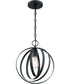 12"W Pendleton 1-Light Pendant Matte Black