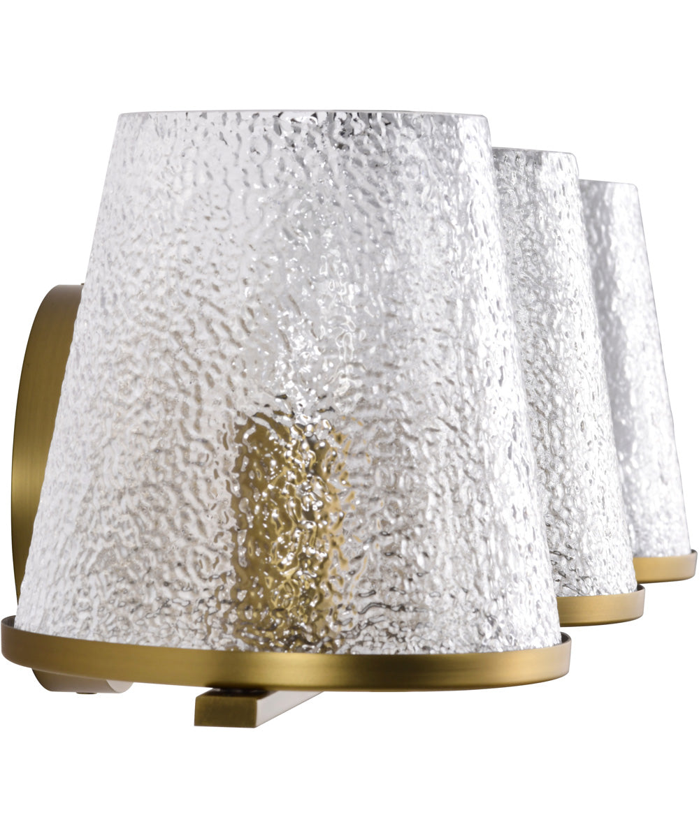 Valentine 3-Light Vanity & Wall Vintage Brass