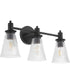 Lawton 3-light Bath Vanity Light Matte Black
