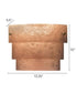 Cirrus 13"W 1-Light Bubble Bronze Finish with Bronze Bubble Glass Shade Wall Sconce Light Fixture