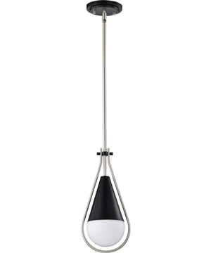 Admiral 1-Light Pendant Matte Black