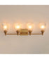 Julip 4-Light Bath Vanity Natural Aged Brass