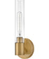 Shea 1-Light Medium Single Light Vanity in Lacquered Brass