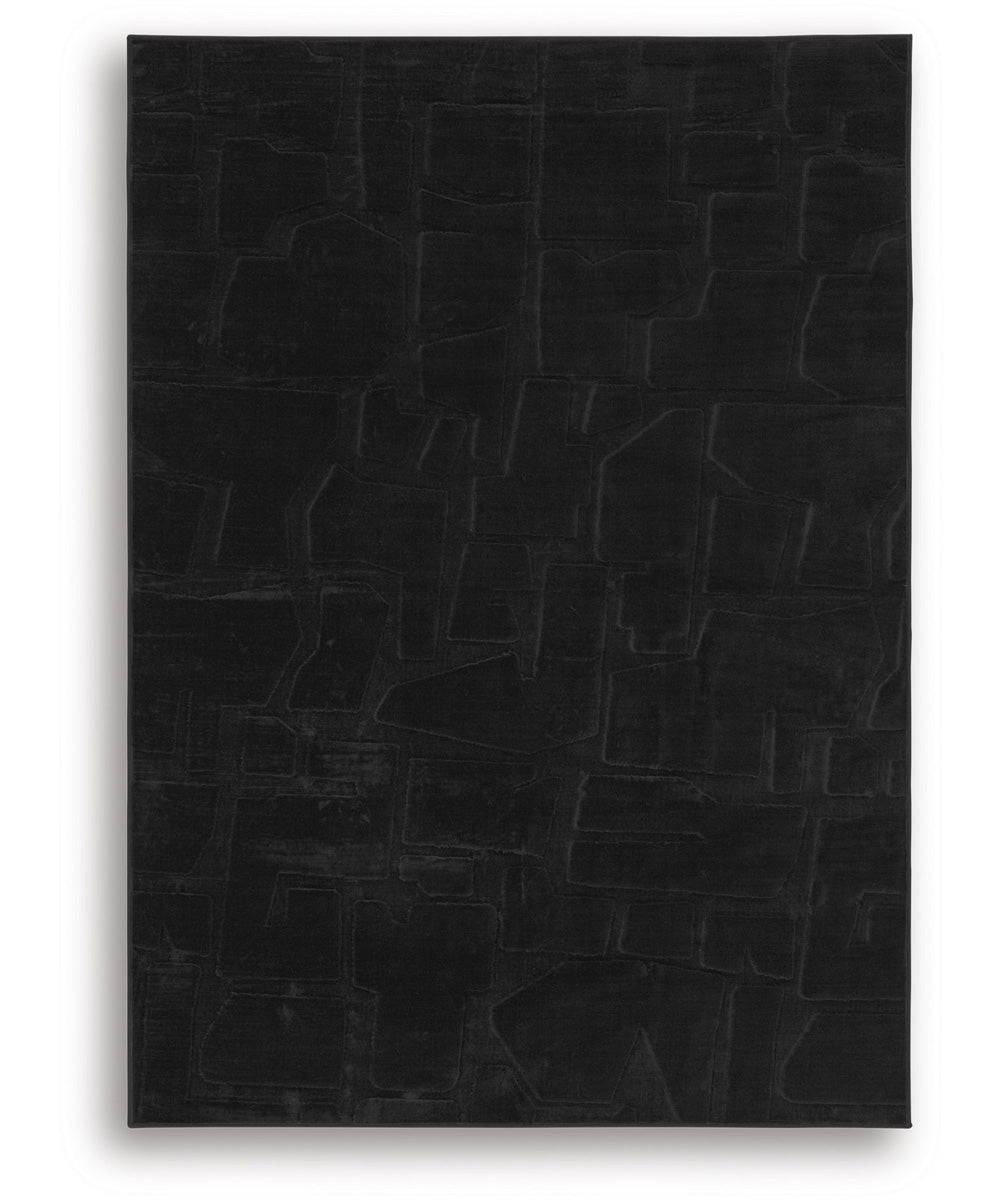 Gibbswell Washable Medium Rug Black