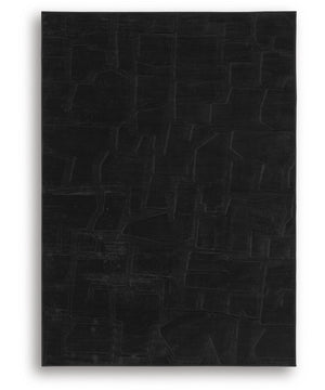 Gibbswell Washable Medium Rug Black