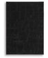 Gibbswell Washable Medium Rug Black