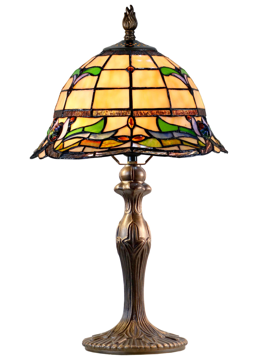 Jassmyne 18.5 Inch  Tall Handmade Tiffany Table Lamp