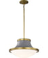 Lafayette 3-Light Pendant Matte Gray