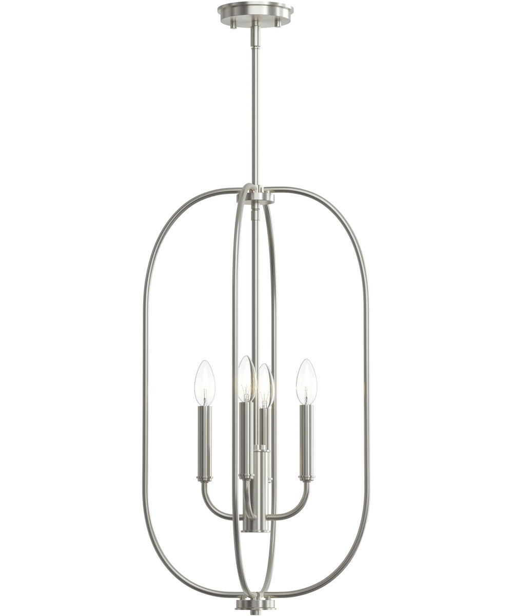 Reines 4-Light Foyer Pendant Brushed Nickel