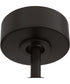 Energy Star McCoy 52" 4 Blade Ceiling Fan 1-Light Fan Flat Black