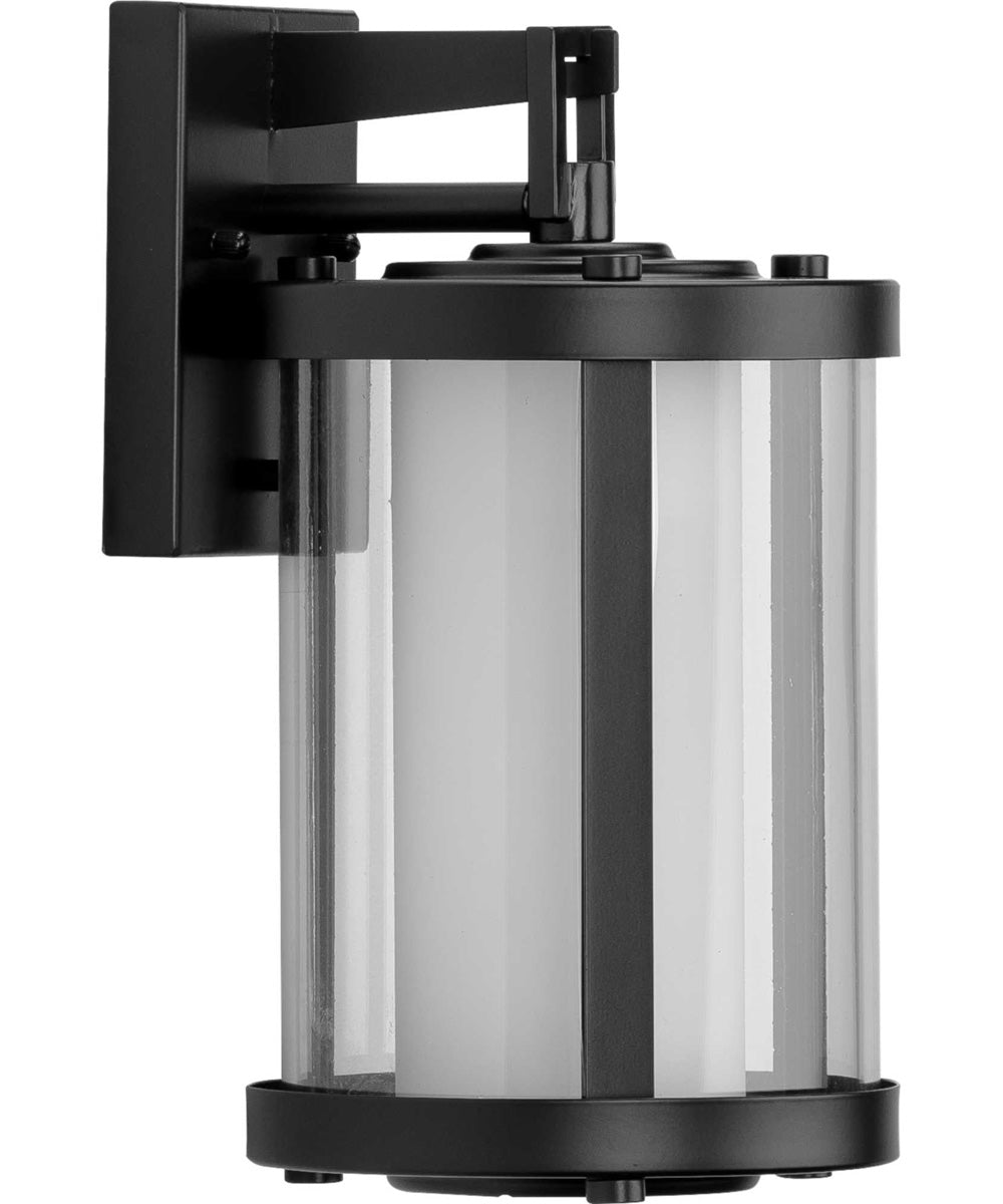 Irondale Black 1-Light Small Wall Lantern Matte Black