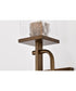 Terrace 1-Light Vanity & Wall Natural Brass
