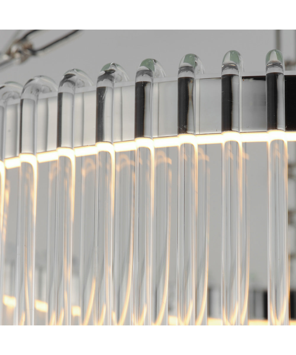 Jolie 24 inch LED Pendant Polished Nickel