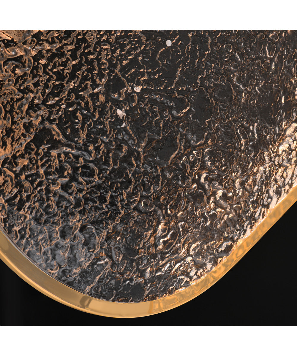 Moonscapes Single LED Pendant Brushed Champagne