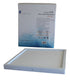 13"W 1-Light Square LED Flush Mount Light Fixture White Acrylic Finish