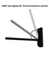 14"W MAST Plug-In Wall Mount Pendant 1 Light Black Cord/Arm White Shade