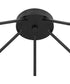 Breckenridge 5-Light Semi-Flush Mount Matte Black