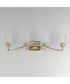 Rigata 4-Light Bath Vanity Satin Champagne