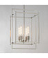 Gridline Large Pendant Satin Nickel