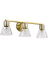 Gianna 3-Light Vanity & Wall Vintage Brass