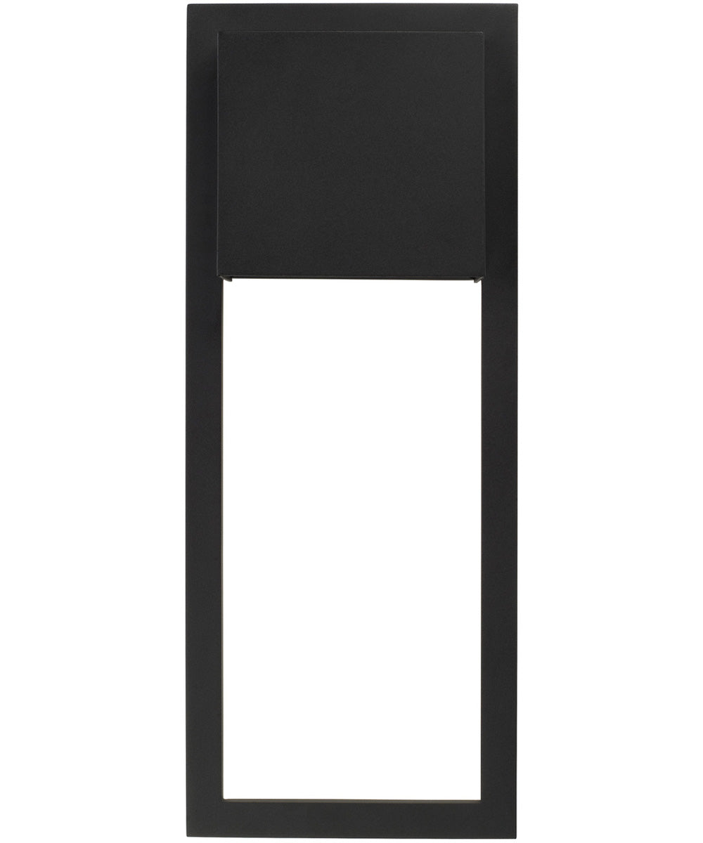 Nate 1-Light Outdoor Wall-Lantern Black