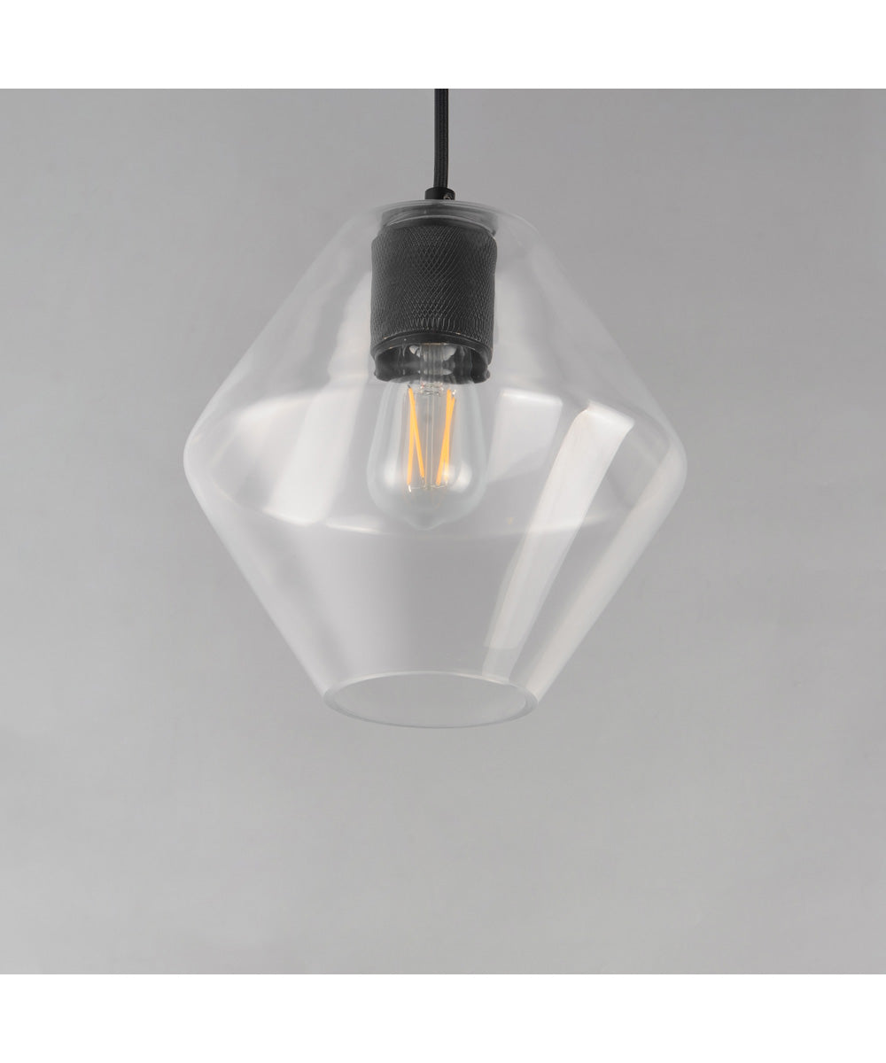 Geode Medium Pendant Black