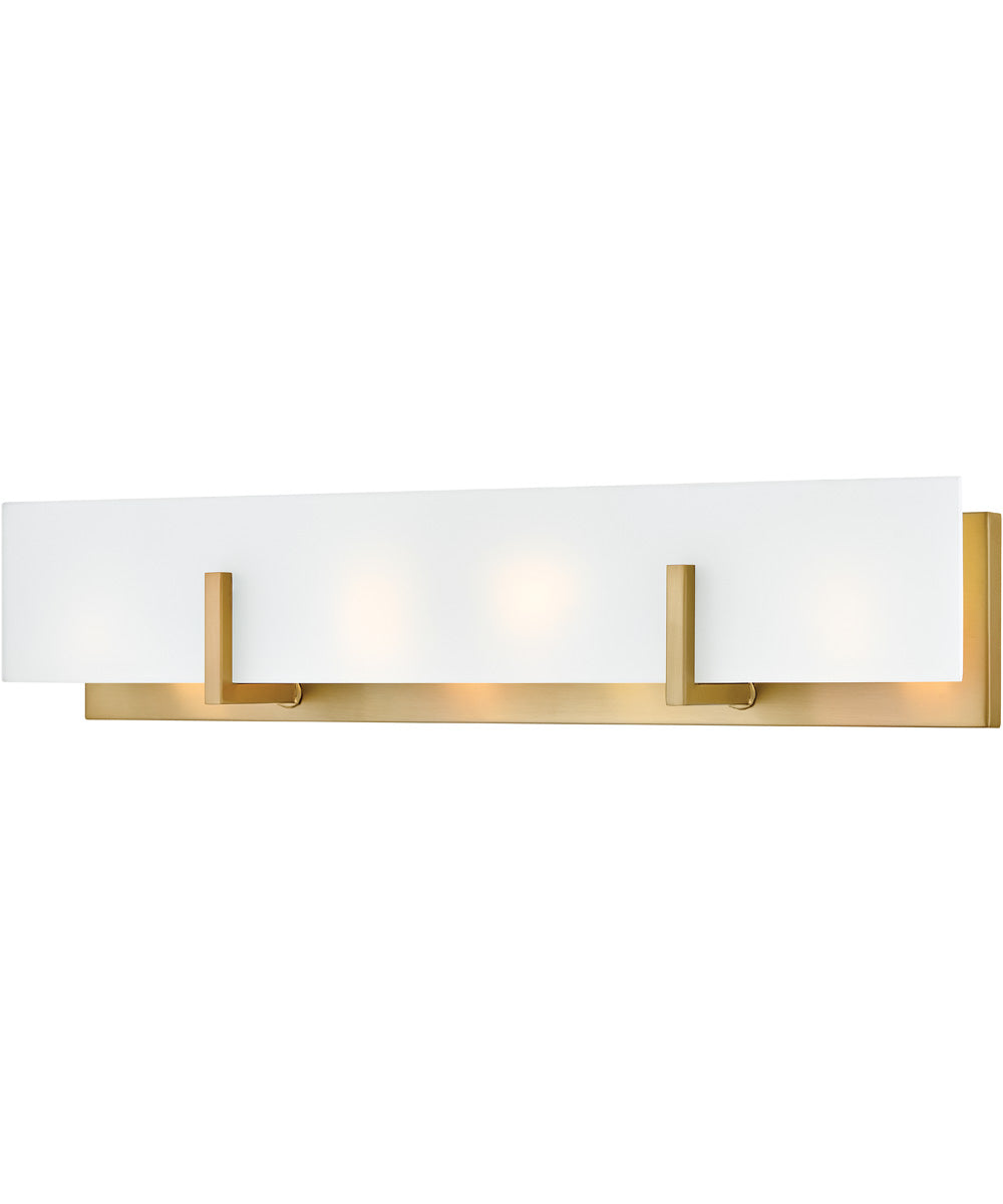 Roman 4-Light Medium Four Light Vanity in Lacquered Brass