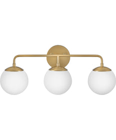 Julep 3-Light Medium Three Light Vanity in Lacquered Brass