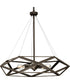 Saucedo 5-Light Modern Pendant Architectural Bronze