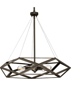 Saucedo 5-Light Modern Pendant Architectural Bronze