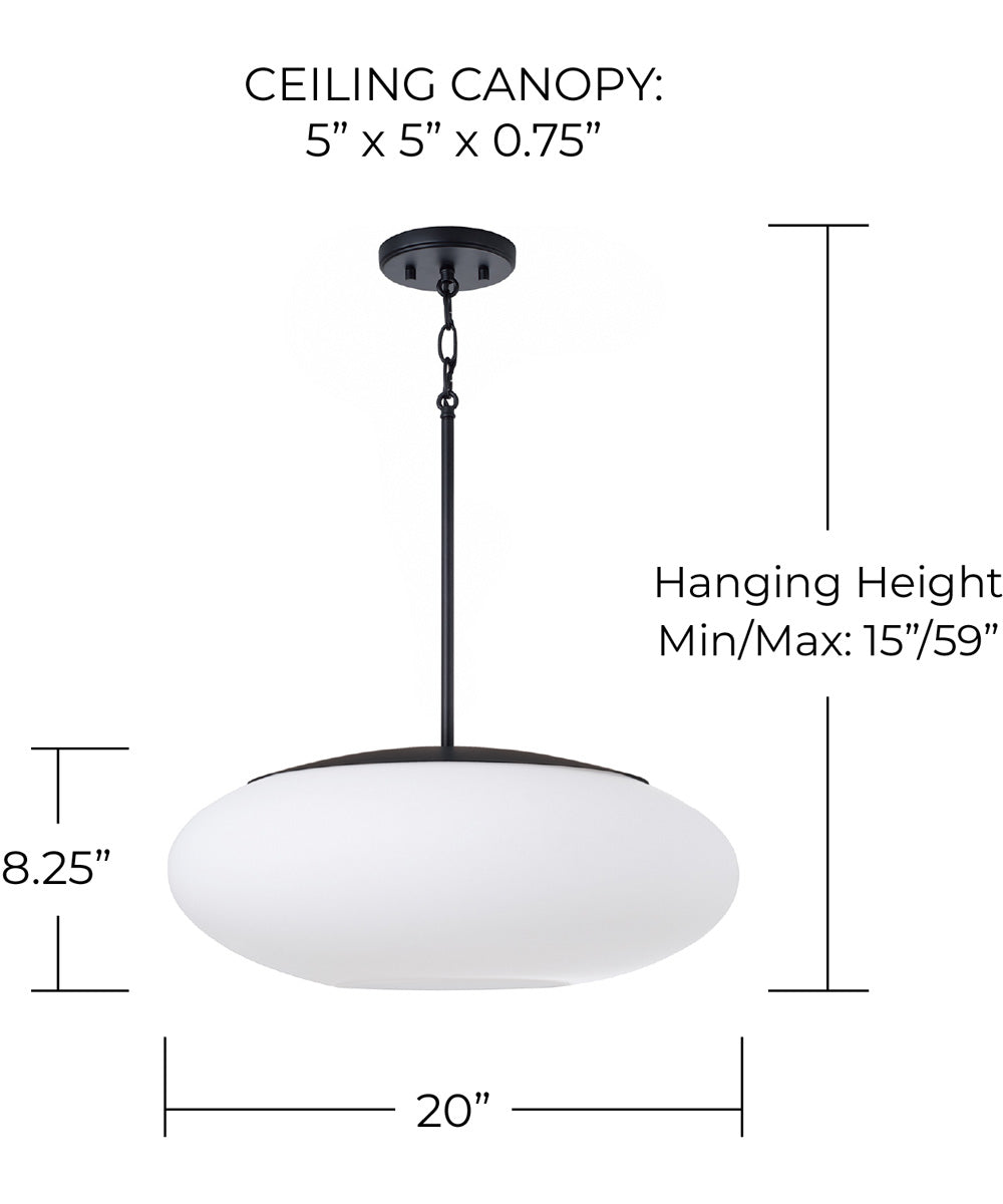 Soren 1-Light Pendant Matte Black