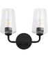 Celino 2-Light Bath & Vanity Black
