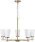 Drake 5-Light Chandelier Aged Brass