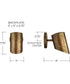 Casa 1-Light Sconce Oxidized Brass
