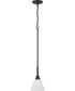 Pleated II 1-Light Lighting Flat Black