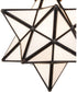 10" Wide Moravian Star Pendant