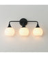 Neve 3-Light Bath Vanity Black