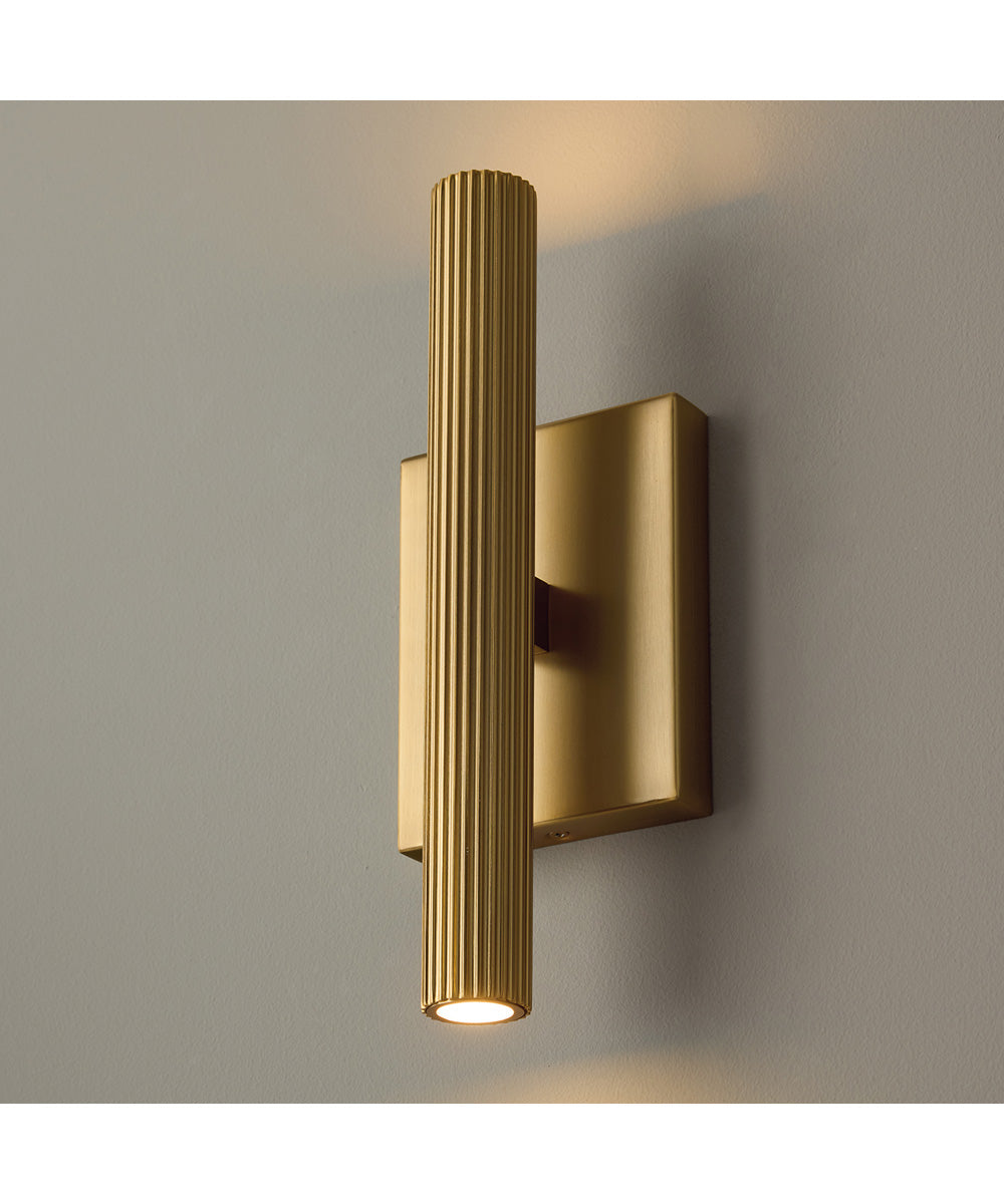 Ian 2-Light Sconce Aged Brass