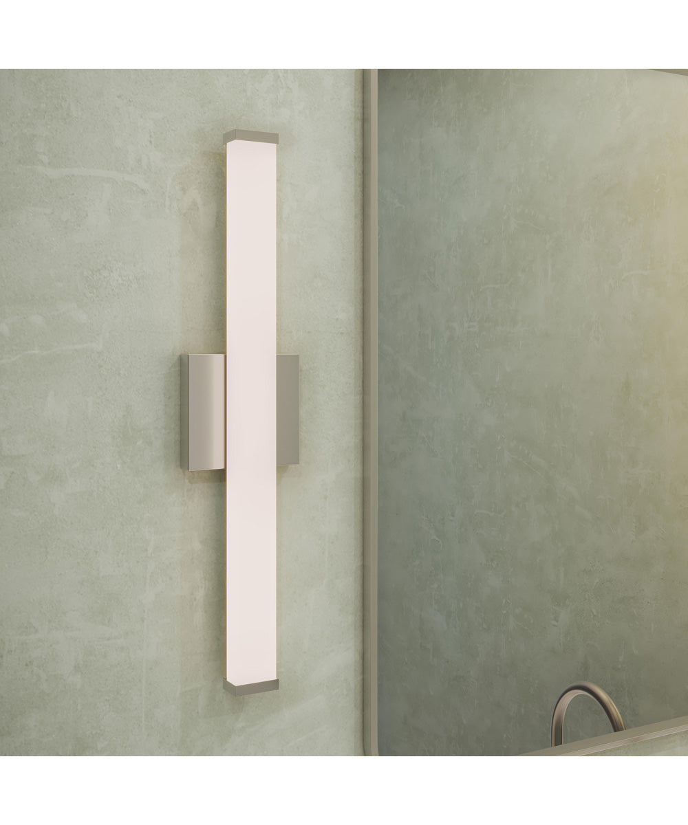 Phase 6.1 24 in. 5CCT Integrated LED Linear Vanity Light Brushed Nickel