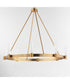 Duchess 8-Light Chandelier Natural Aged Brass