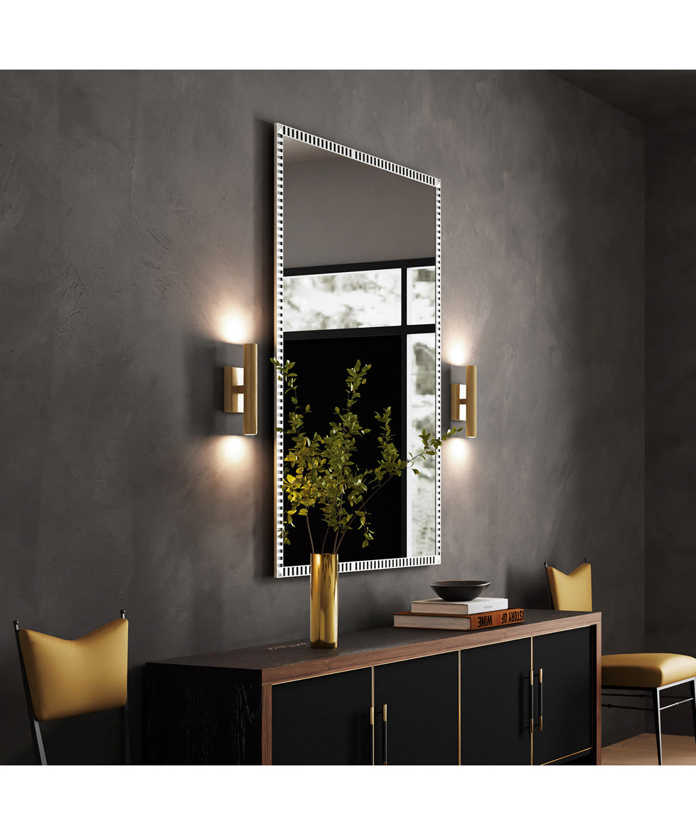 Ian 2-Light Sconce Aged Brass