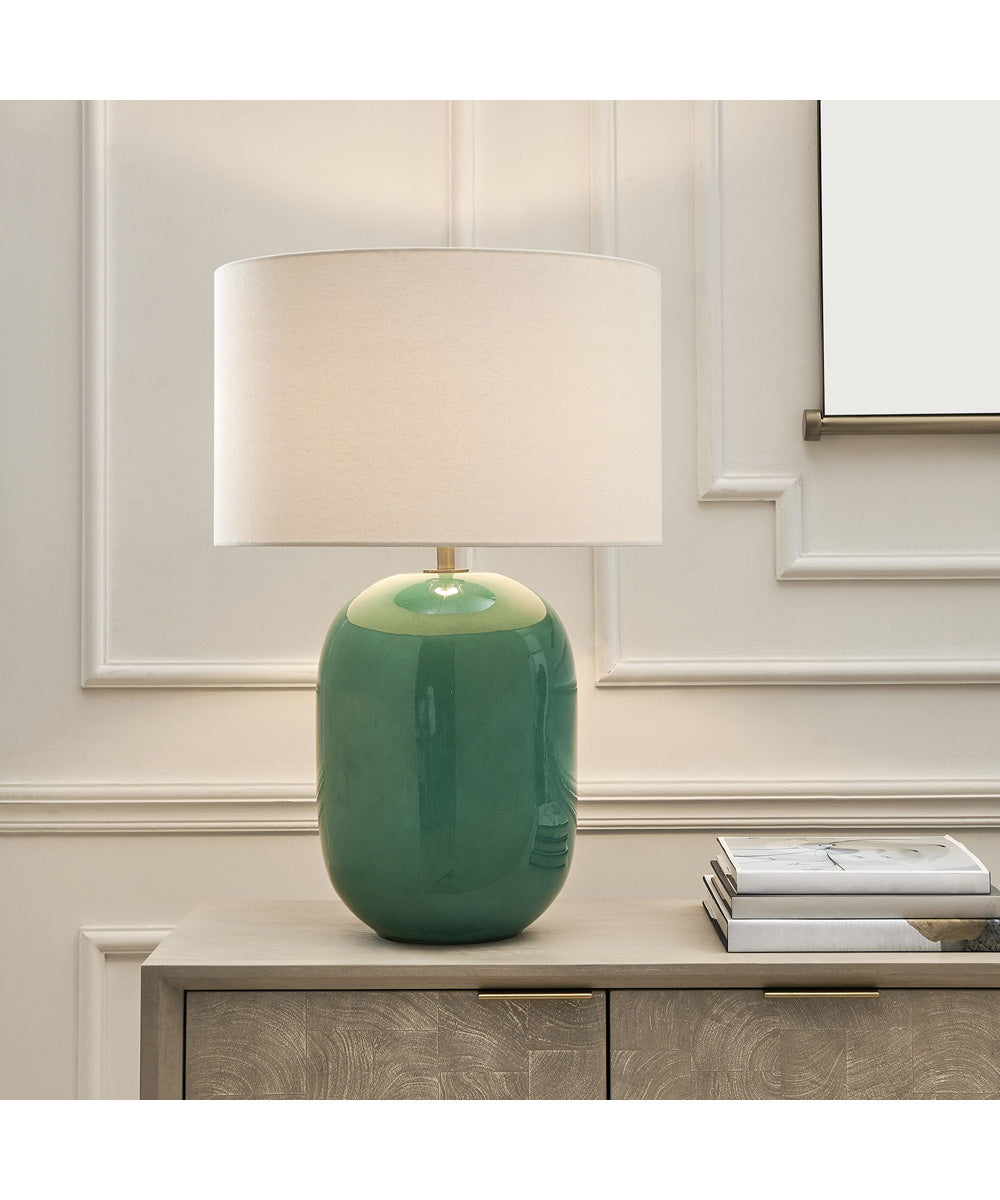 Hollis Teal Table Lamp