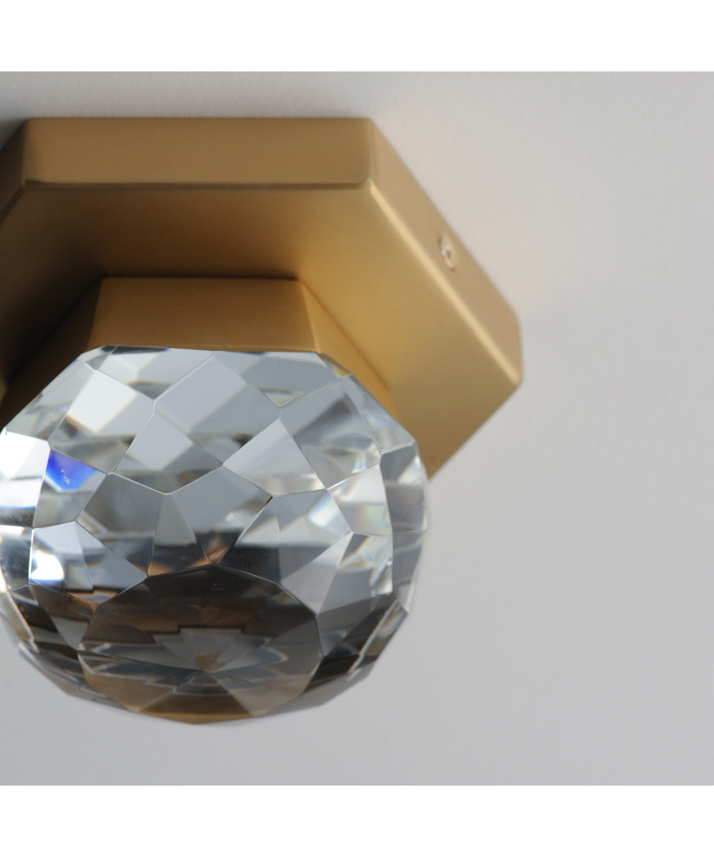 Allumettes 1-Light LED Flush Mount Gold