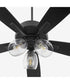 52" Ovation 3-light Ceiling Fan Matte Black